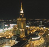 Ночная Варшава. Увеличить